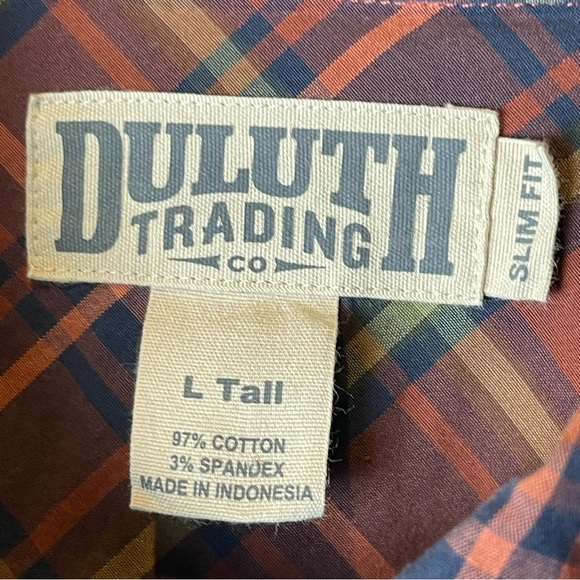 Duluth Beergarden Slim Fit Long Sleeve Shirt- Large Tall - Picture 10 of 13